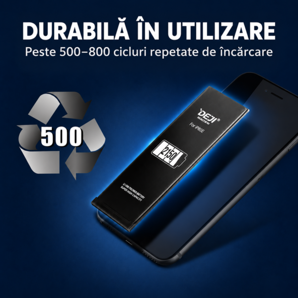 deji baterii cu peste 500 cicluri