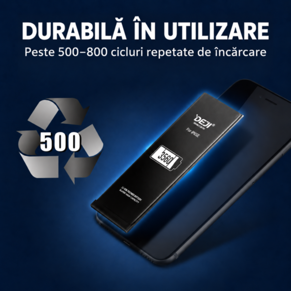 DEji bateriicu peste 500 cicluri